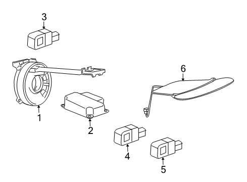 2015 Chevy Spark Air Bag Components Diagram