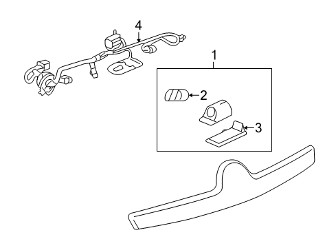 2010 Buick LaCrosse License Lamps Diagram