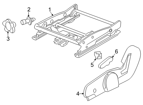 2007 Saturn Vue Tracks & Components Diagram 2 - Thumbnail