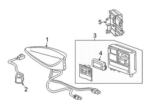 2023 Buick Envision Communication System Components Diagram