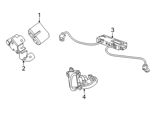 2016 Chevy Corvette Anti-Theft Components Diagram