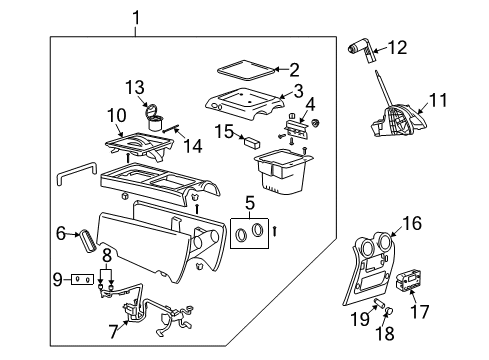 2006 Hummer H2 Center Console Diagram