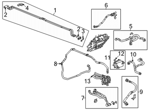 2022 GMC Hummer EV Pickup Cooling System  Diagram 3 - Thumbnail