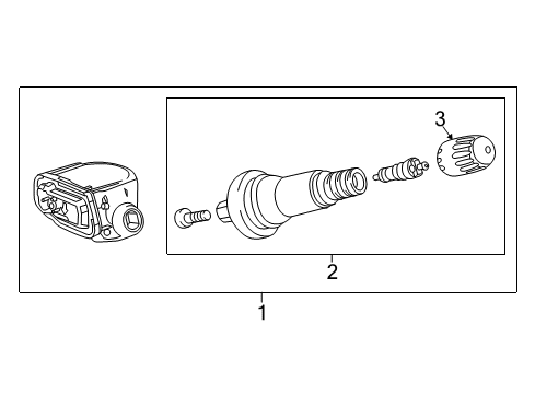 2021 Chevy Bolt EV Tire Pressure Monitoring Diagram