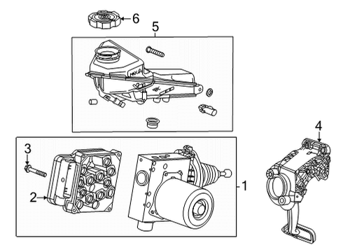 2022 Cadillac CT4 ABS Components, Electrical Diagram