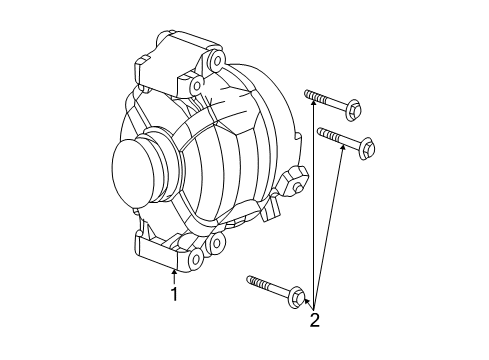 2002 Saturn Vue Alternator Diagram 1 - Thumbnail