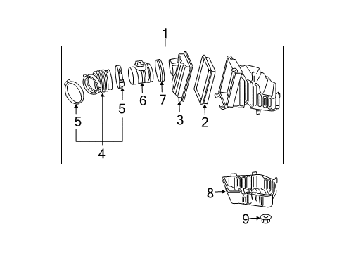 2005 Pontiac Grand Prix Air Intake Diagram 2 - Thumbnail