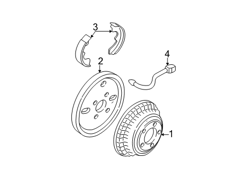 1993 Chevy Camaro Rear Brakes Diagram 2 - Thumbnail