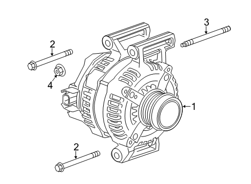 2018 Buick Regal Sportback Alternator Diagram 2 - Thumbnail