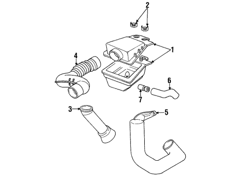 1993 Chevy Cavalier Air Intake Diagram