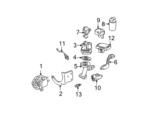 1994 Chevy Camaro EGR System, Emission Diagram