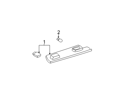 2003 Buick LeSabre License Lamps Diagram