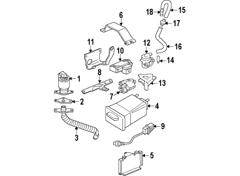 2004 Oldsmobile Silhouette EGR System Diagram