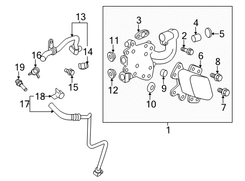 2012 Cadillac CTS Engine Parts & Mounts, Timing, Lubrication System Diagram 11 - Thumbnail