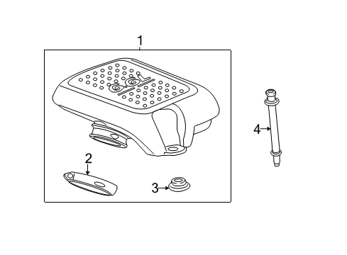 2010 Chevy Silverado 2500 HD Engine Appearance Cover Diagram 2 - Thumbnail