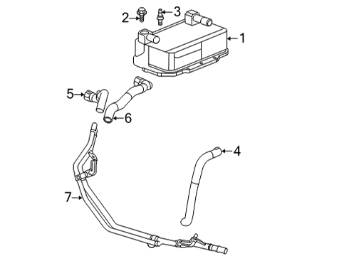 2021 Chevy Corvette Trans Oil Cooler Diagram 2 - Thumbnail