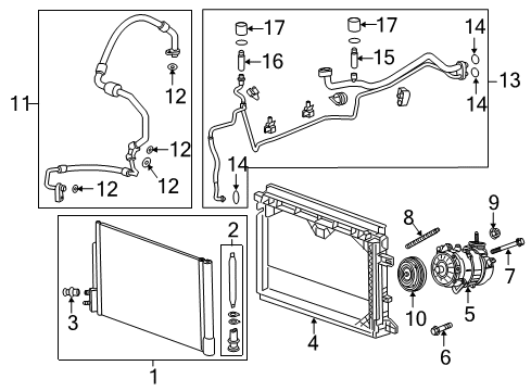 2019 Buick Regal Sportback Air Conditioner Diagram 2 - Thumbnail