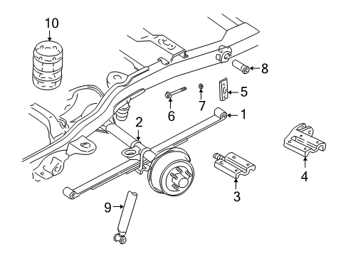 2004 Chevy Blazer Rear Suspension Diagram 1 - Thumbnail