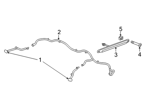 2022 Chevy Silverado 3500 HD Identification Lamps Diagram