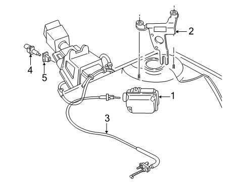 2000 Chevy Impala Cruise Control System, Electrical Diagram