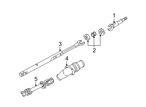 2005 Buick LaCrosse Shaft & Internal Components Diagram 1 - Thumbnail