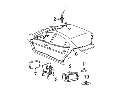 2006 Pontiac Grand Prix Navigation System Diagram