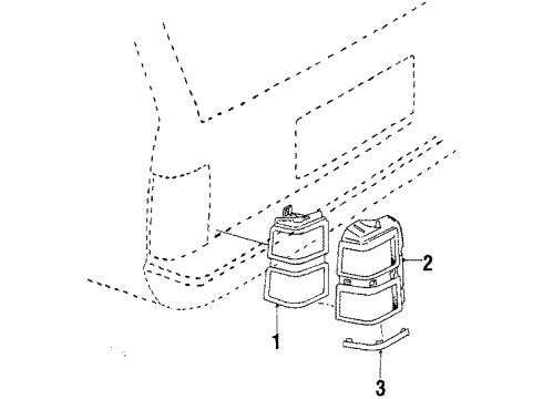 1994 Buick Century Tail Lamps Diagram