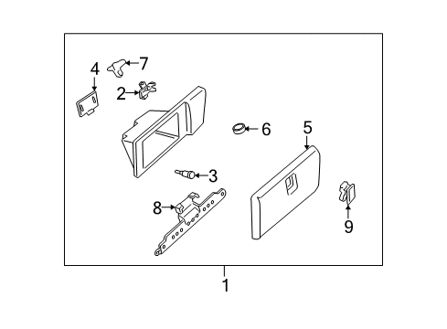 2007 Chevy Uplander Glove Box Diagram