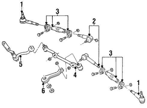 1991 GMC Syclone P/S Pump & Hoses, Steering Gear & Linkage Diagram 4 - Thumbnail