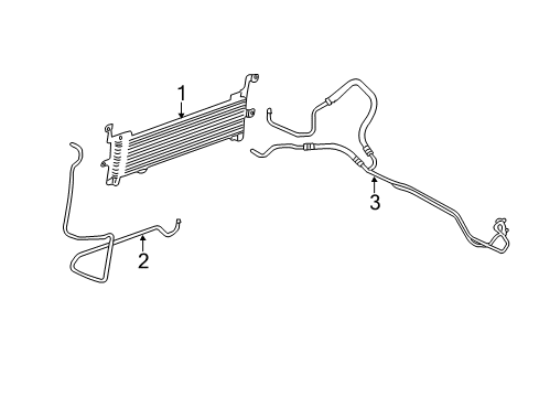 2012 Cadillac CTS Oil Cooler Diagram 1 - Thumbnail