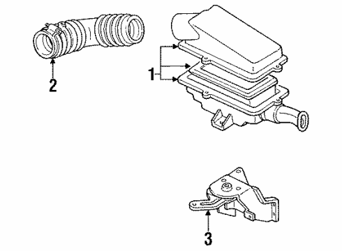 1994 Pontiac Grand Prix Air Intake Diagram