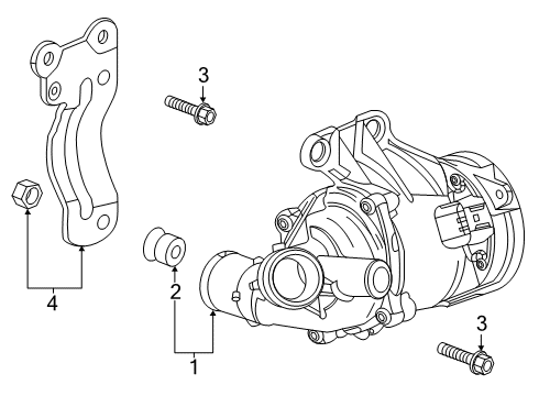 2022 GMC Acadia Water Pump Diagram 1 - Thumbnail