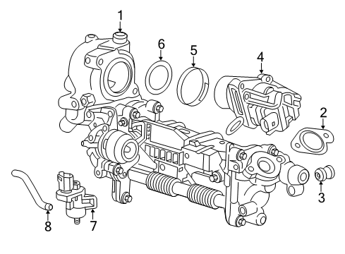 2018 GMC Terrain EGR System Diagram