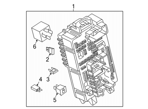 2021 Cadillac Escalade Fuse & Relay Diagram 2 - Thumbnail