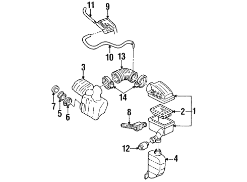 1994 Buick Skylark Air Intake Diagram