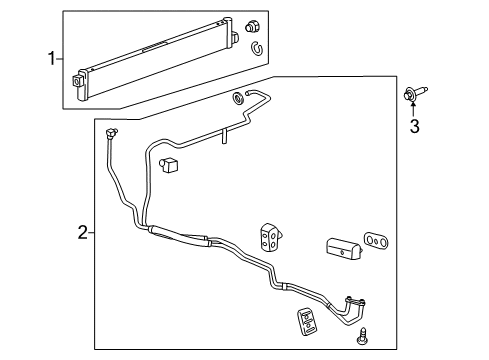 2016 Cadillac CT6 Trans Oil Cooler Diagram 1 - Thumbnail