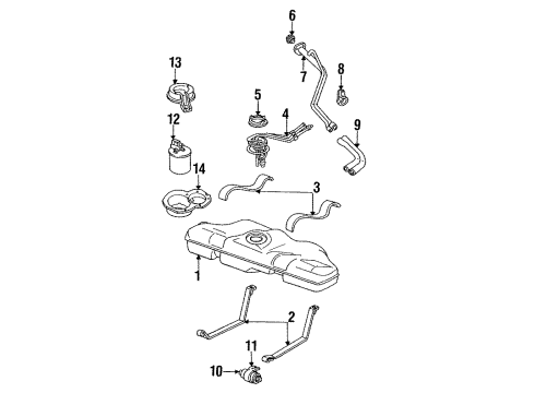 1988 Chevy Cavalier Senders Diagram