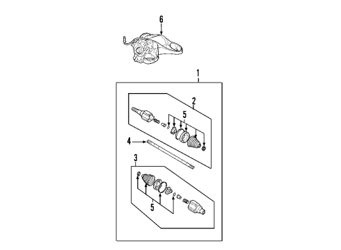 2005 Buick Terraza Transfer Case Diagram