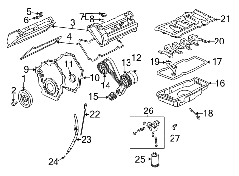 2000 Cadillac DeVille Senders Diagram