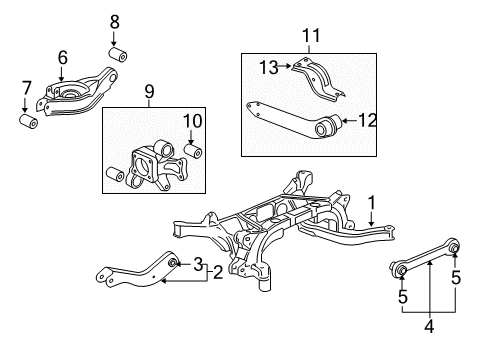 2008 Saturn Vue Rear Suspension Diagram