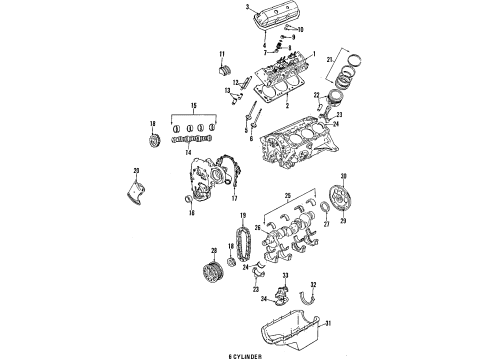 1986 Oldsmobile Firenza Engine Mounting Diagram