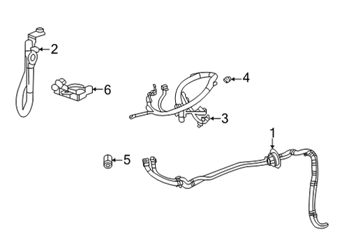 2023 Cadillac CT4 Battery Cables Diagram 2 - Thumbnail