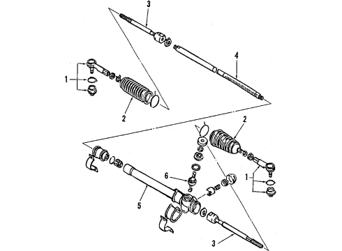 1985 Chevy Sprint Boot Diagram for 96052288