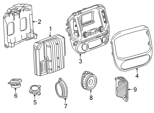 2020 Chevy Colorado Sound System Diagram 2 - Thumbnail