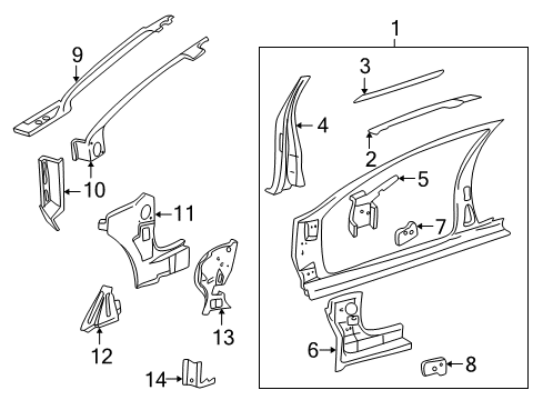 2005 Pontiac Sunfire Uniside Diagram