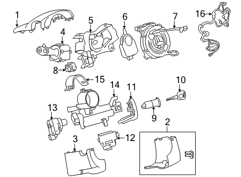 2013 Buick Enclave Ignition Lock, Electrical Diagram 1 - Thumbnail