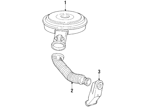 1985 GMC C2500 Air Inlet Diagram 3 - Thumbnail