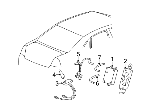 2007 Chevy Monte Carlo Harness Assembly, Body Wiring Diagram for 25781235