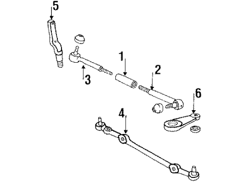 1984 Buick Electra P/S Pump & Hoses, Steering Gear & Linkage Diagram 2 - Thumbnail