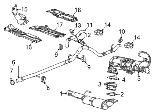 2020 GMC Sierra 1500 Diesel Aftertreatment System Diagram